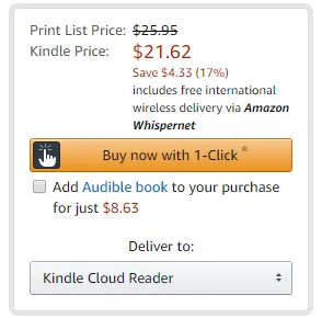 Przycisk zakupu jednym kliknięciem w sklepie Amazon