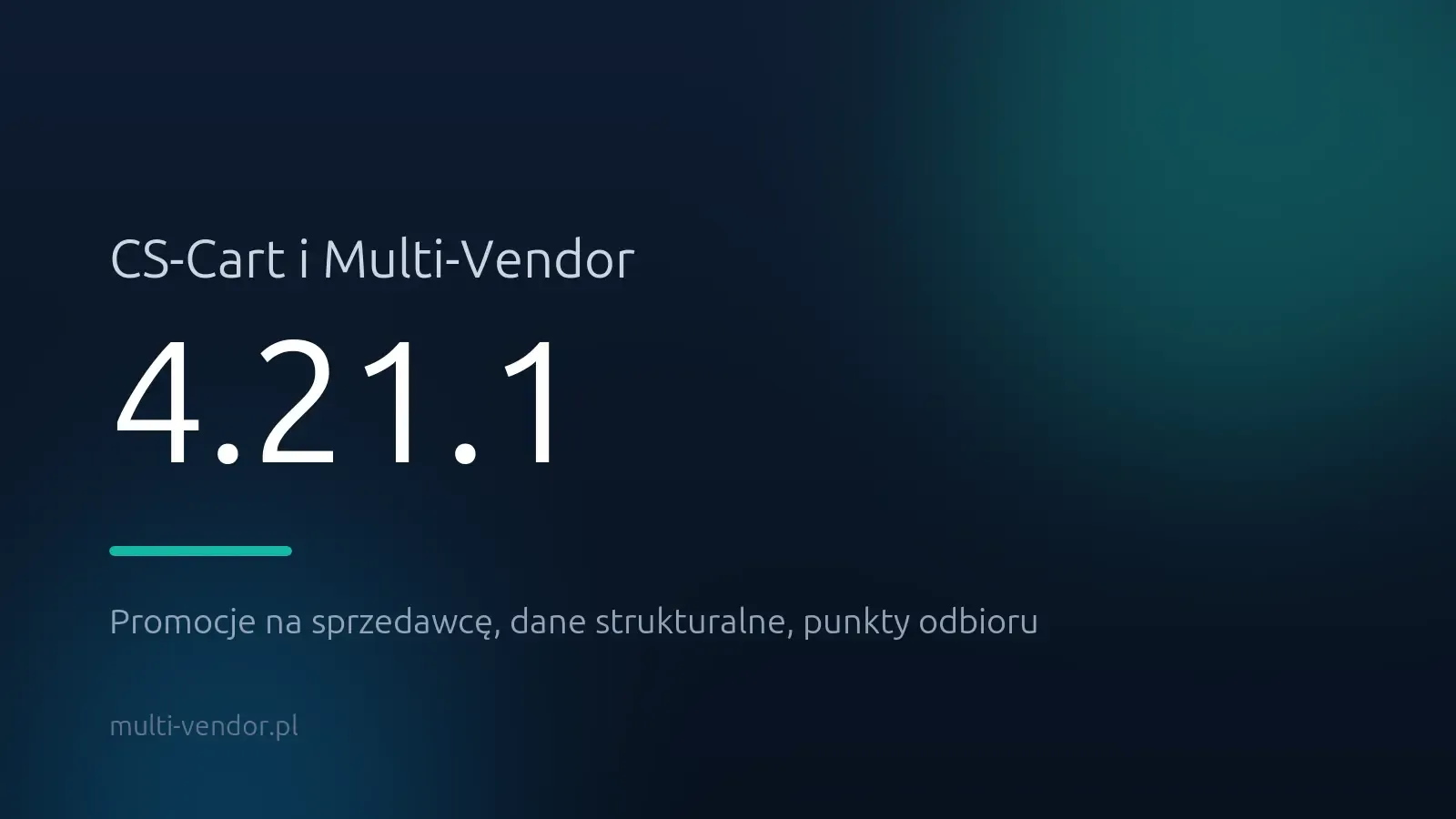CS-Cart i Multi-Vendor 4.21.1